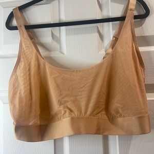 Parade luxe mesh scoop bralette in color clay - BRAND NEW - sold out on website